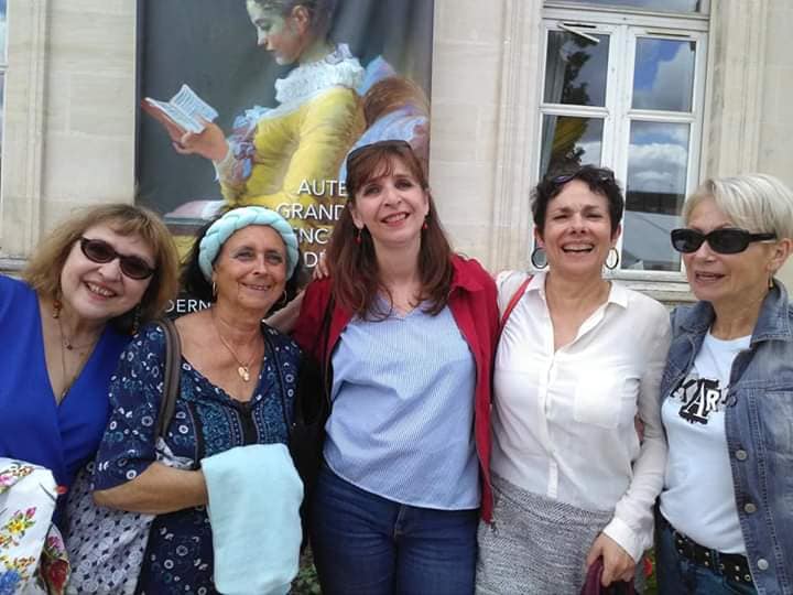 Avec Henriette Chardak - Lyliane Mosca - Maryline Martin - Brigitte Froment